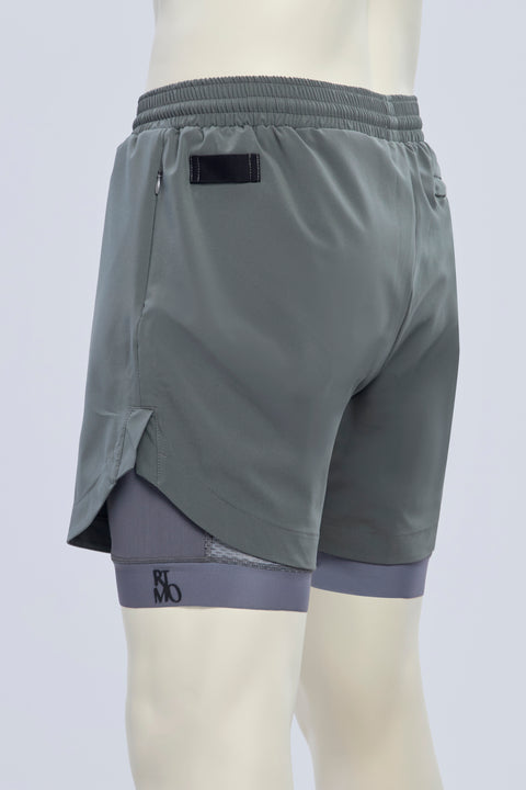 Shorts with liner - Gray