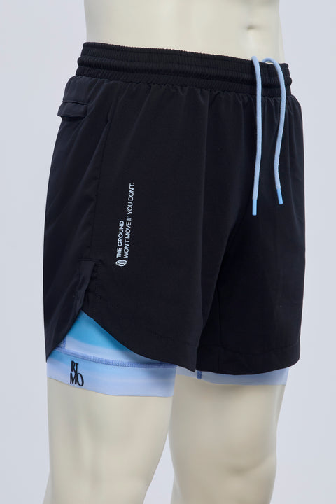 Shorts with liner - Black